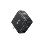 Unitek P1132ABK Rexo 140W 4-Port GaN Charger with  Smart Display Black