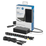 65W Universal Laptop Charger with 13 DC Tips Black