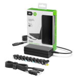 90W Universal Laptop Charger with 10 DC Tips Black
