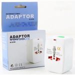 #UVA-19 International Adapter All in one White