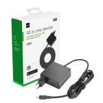 65W 15V 3.A USB-C Jack AC for HP Macbook Lenovo Asus #Q65 USB-C with non-detachable power cord