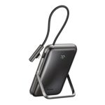 Mcdodo MC1811 20W 10000mAh Magnetic Wireless Power Bank w/ Bracket & USB C Cable Black