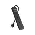 Belkin BE106000-04-BLK Surge protector 6-Outlet 4'cord 720 J