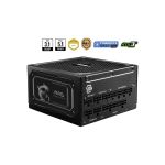 MSI MAGA1000GLPCIE5II MAG A1000GL PCIE5 II 1000W Power Supply ATX 3.0 80 Plus Gold Full Modular Design Flat Cables
