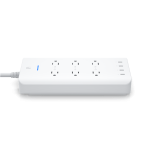 Ubiquiti USP-STRIP-US Smart Power Strip 6 Port Wi-Fi Connected Power Strip 6x Outlets 4x USB-C Ports 1250W Total