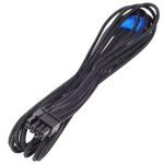 SilverStone PP06B-PCIE55 Black Sleeved PSU Cable for One PCI-E 8pin (6+2)