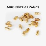Creality Official 24PCS MK8 Nozzles Kit  in 7 Size For Ender 3 Series & Creality CR-10 Gold