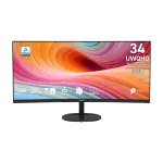 MSI MSI PRO MP341CQW E12 34in VA UWQHD 120Mhz Business Productivity Monitor 1500R Curve HDR-Ready HDMI DisplayPort