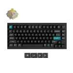Keychron Q1U-M4 Q1 Ultra 8K Wireless CustomMechanical Keyboard Fully Assembled Knob Keychron Silk POM Banana SwitchesBlack