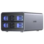 Unitek S1308B01-US USB3.0 to Dual Bay SATA HDD with RAID Enclosure Space Grey