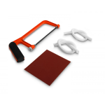 EKWB EK-HD Tube D.I.Y. Kit 10 & 12mm for SolidAcrylic and PETG Tubing with 10mm and 12mm Diameter includes 1x Hacksaw 1x