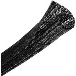 Self-Closing Cable Wrap 25mm width 25ft Black