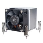 SilverStone SST-AR09-1700 2U Server CPU Cooler for Intel LGA1700 60mm PWM Fan Spring Mount