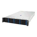 ASUS RS720A-E13-RS12U-2.7KW10G 2U Rackmount Barebone Server Dual EPYC 9005 Processors Supported 24x DDR5 ECC RAM Slots12x Hot-Swap NVMe PCIe 5.0 Multi-GPU Dual 10GbE 2700W Titanium Redundant PSU