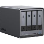 UGREEN DXP4800 PRO NASync 4-Bay NAS Enclosure Intel i3-1315U 8GB DDR5 RAM 128GB SSD 1x 2.5GbE 1x 10GbE HDMIUSB-C USB-A Dual M.2 NVMe SSD Slots diskless