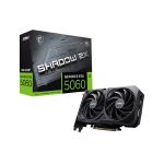 MSI G5060-8S2C NVIDIA GeForce RTX 5060 SHADOW 2X OC Graphics Card 8GB GDDR7 PCI Express 5.0