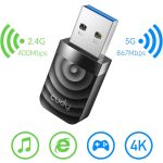 Cudy WU1300S AC1300 WiFi USB Adapter - 5GHz/2.4GHz Wireless Adapter for Desktop/Laptop Compatible with Windows 7/8/8.1/10/11