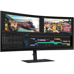 Samsung S34A654UXN S65UA Series 34in Ultra WQHD 21:9 Curved Monitor 3440 x 1440 Resolution 5ms Response Time 100Hz Refresh Rate