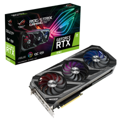 ASUS ROG-STRIX-RTX3080-O12G-GAMING ROG Strix GeForce RTX 3080 OC Edition LHR Graphics Card 12GB GDDR6X PCI Express 4.0