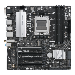 ASUS PRIME B650M-A AX Micro ATX Motherboard Ryzen 7000 Socket AM5 LGA 1718 4x DDR5 DIMM Slots Max 128GB PCIe 4.0 x16 2.5Gb