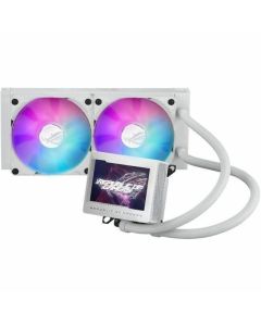 ASUS ROG RYUJIN III 240 ARGB White Edition Liquid AIO CPU Cooler Intel/AMD 240mm Radiator 2x 120mm Fans 600-2200RPM 36.5dBA3.5in Full Color LCD