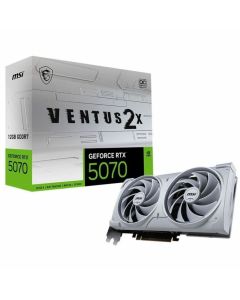 MSI G5070-12V2CW NVIDIA GeForce RTX 5070 VENTUS 2X OC WHITE Graphics Card 12GB GDDR7 PCI Express 5.0