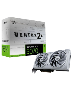 MSI G5070-12V2CW NVIDIA GeForce RTX 5070 VENTUS 2X OC WHITE Graphics Card 12GB GDDR7 PCI Express 5.0