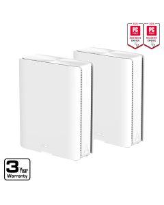 ASUS BQ16 Pro(W-2-PK) ZenWiFi BQ16 PRO Mesh Router 2 Pack Dual 10G Ports each AiMesh WiFi 7 802.11be 4G & 5G Mobile TetheringCoverage up to 8000 sq. ft