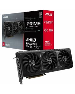 ASUS PRIME-RX9070XT-O16G Prime Gaming Radeon RX 9070 XT OC Edition 16GB GDDR6 Gaming Graphics Card PCIe 5.0 HDMI/DP 2.1