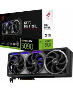 Asus ROG NVIDIA GeForce RTX 5090 Graphic Card - 32 GB GDDR7 - 7680 x 4320 - 2.61 GHz Boost Clock - 512 bit Bus Width - PCI Express 5.0 - DisplayPort - 3 x DisplayPort - HDMI