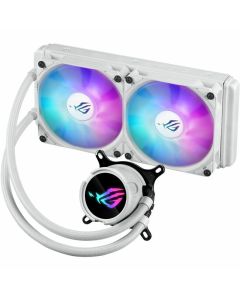 ASUS ROG Strix LC III 240 ARGB White Edition AIO CPU liquid cooler with 360deg rotatable water block Asetek new Gen7 v2 pump