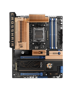 ASUS ROG CROSSHAIR 2006 AMD AM5 ATX motherboard Advanced AI PC-ready 20+2+2 stages DDR5 with DIMM Fit WiFi 7 10Gb Ethernet PCIe 5.0 5x M.2 2x USB4 2x 20Gb USB-C 2-inch OLED display support