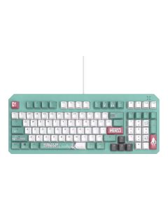 ASUS TUF Gaming K3 Gen II Hatsune Miku Edition Optical-Mechanical RGB keyboard with IP57 waterproof and dust resistance compact