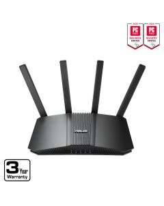 Asus RT-BE82U Wi-Fi 7 IEEE 802.11be Ethernet Wireless Router - 4 x Network Port - 1 x Broadband Port - USB - 2.5 Gigabit