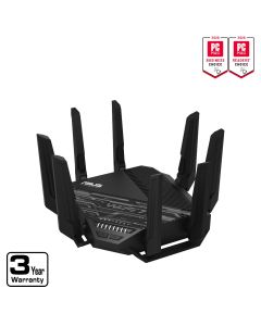 ASUS RT-BE96U BE19000 Wireless Tri-Band 1G/10G Router Wi-Fi 7 802.11be 2.4/5/6GHz 1x 10G LAN 3x 1G LAN 1x USB-A 3.2 Gen 1 1x USB-A 2.0 WPA3