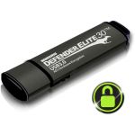 Kanguru Defender Elite30  Hardware Encrypted  Secure  SuperSpeed USB 3.0 Flash Drive  64G - AES 256-Bit Hardware Encrypted  USB3.0  Write-Protect Switch  Remotely Manageable  TAA Compli