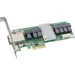 Intel RAID Adapter RS3P4TF160F - 12Gb/s SAS - PCI Express 4.0 x8 - Plug-in Card - RAID Supported - 0  1  5  6  10  50  60  JBOD RAID Level - 2 Internal SFF-8654 Female (SlimSAS 8i) - 16