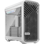 Fractal Design FD-C-TOR1C-03 Torrent Compact White TG Clear Tempered Glass High-Airflow ATX Mid Tower Computer Case (White)