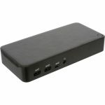 Targus Docking Station - for Notebook/Monitor - 3 Displays Supported - 4K - 3840 x 2160 - 5 x USB Ports - 4 x USB Type-A Ports - 1.0 x USB Type-C Ports - 1 x RJ-45 Ports - Network (RJ-4