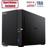 Buffalo LinkStation SoHo 720DB 4TB Hard Drives Included (2 x 2TB  2 Bay) - Hexa-core (6 Core) 1.30 GHz - 2 x HDD Supported - 2 x HDD Installed - 16 TB Installed HDD Capacity - 2 GB RAM