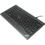 Lenovo ThinkPad Compact USB Keyboard with TrackPoint - US English - Cable Connectivity - USB Interface - English (US) - Computer  Tablet - Trackpoint - PC - Scissors Keyswitch - Black