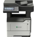 Lexmark MX620 MX622adhe Laser Multifunction Printer-Monochrome-Copier/Fax/Scanner-50 ppm Mono Print-1200x1200 Print-Automatic Duplex Print-175000 Pages Monthly-650 sheets Input-Color Sc