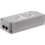 AXIS T8134 60 W Midspan - 120 V AC  230 V AC Input - 1 x 10/100/1000Base-T Output Port(s) - 60 W - Wall/Shelf/DIN Rail-mountable