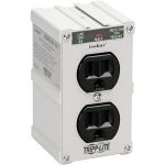 Tripp Lite Isobar Surge Protector Wallmount Direct Plug In 2 Outlet 1410 J - Receptacles: 2 x NEMA 5-15R - 1410J