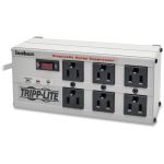 Tripp Lite Isobar 6-Outlet Surge Protector 6 ft. Cord with Right-Angle Plug 3300 Joules Diagnostic LEDs Metal Housing - 6 x NEMA 5-15R - 1440 VA - 3330 J - 120 V AC Input - 120 V AC Out