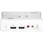 TRENDnet 2-Port USB KVM Switch Kit w/ Audio - 2 x 1 - 2 x HD-15 Keyboard/Mouse/Video