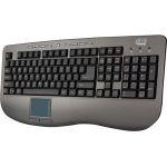 Adesso AKB-430UG Win-Touch Pro Desktop Keyboard with Glidepoint Touchpad - USB - 107 Keys - Graphite
