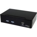 StarTech.com 2 Port USB HDMI KVM Switch with Audio and USB 2.0 Hub - 2 x 1 - 2 x Mini HDMI Digital Audio/Video