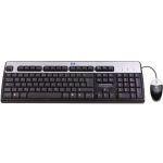 HPE USB BFR with PVC Free US Keyboard/Mouse Kit - USB Cable Keyboard - English (US) - Black - USB Cable Mouse - 400 dpi - Black - Compatible with Computer  Server (PC)