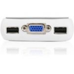 IOGEAR MiniView Micro USB Plus 2-Port KVM Switch - 2 Computer(s) - 1 Local User(s) - 2048 x 1536 - 2 x USB1 x VGA